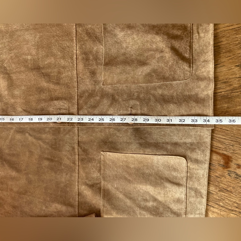 Massimo Brown Suede Jacket - Picture 8 of 9